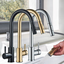 Robinet de cuisine extractible 360 ° pivotant robinet d'évier de cuisine