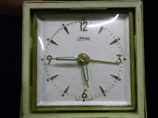 ANTIQUE PENDULETTE PENDULE HORLOGE VOYAGE REVEIL KAISER AN 60 VINTAGE GERMANY