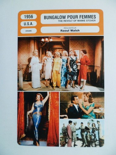 Carte fiche cinema 1956 - carte,