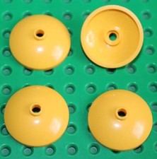 Lego Yellow Dish 3x3 Inverted