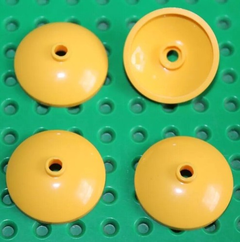 Lego yellow dish - yellow, inverted