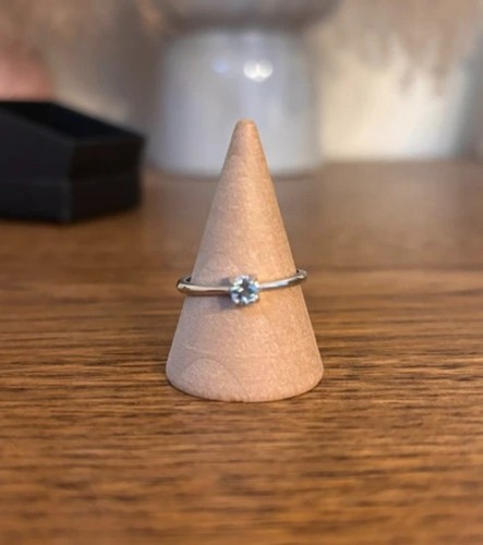 Bague solitaire aigue marine - aigue,