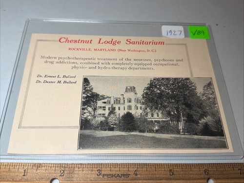 Atq 1927 chestnut lodge - 1927,