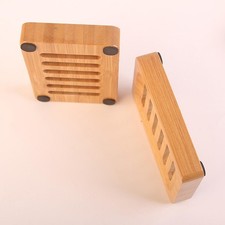 Porte-savon en bois de bambou