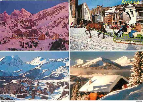 Carte postale avoriaz - -,
