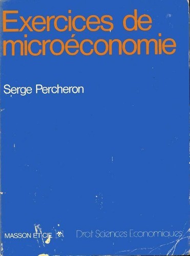 Exercices microéconomie - exercices, de