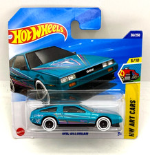 25.087 HOT WHEELS CARTE EU / ART CARS 2025 / 36/250 DMC DELOREAN BLEU