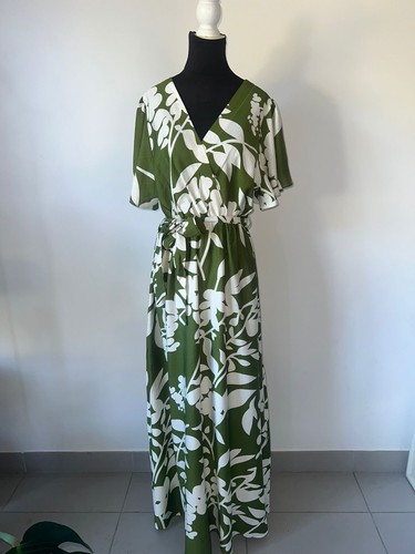 élégante robe longue - longue,