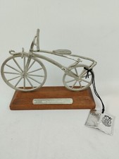 Rare Vélo Miniature En Étain Michaux 1868 Collection 10,5 Cm