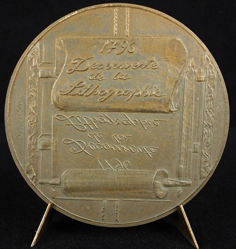 Médaille aloys senefelder - médaille,