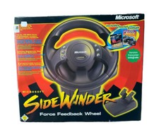 Volant Microsoft SideWinder Force Feedback Wheel + Boite / Collector Controller