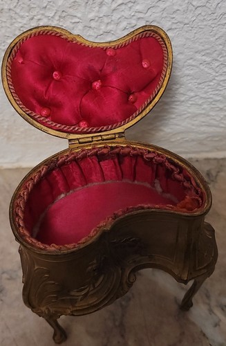 Boîte bijoux rognon bronze - rognon,