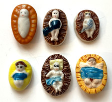 Lot de 6 Fèves Jésus santon