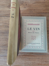 2 ouvrages livre Le vin, par