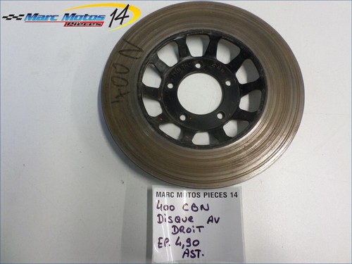 Disque avant droit honda 400 - droit,