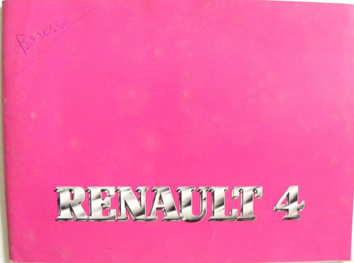 Notice utilisation renault - renault, 4