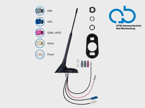 Antenne toit dab gps - fm, dab+