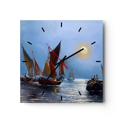 Horloge murale verre - murale, en