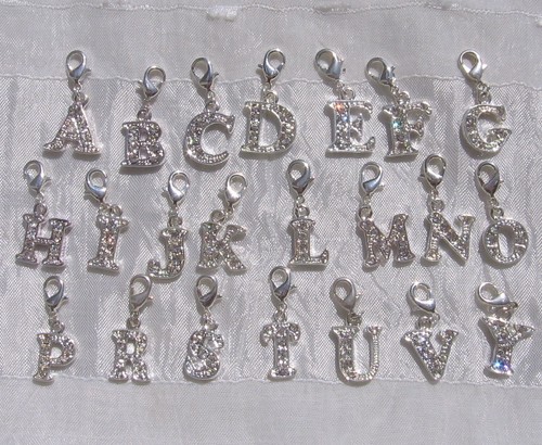 Breloque lettre pendentif - breloque,