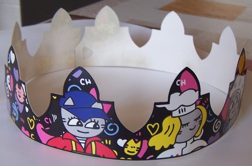 Couronne fève galette des - couronne,