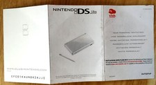 CONSOLE NINTENDO DS LITE BLANCHE - CARTE VIP CLUB NINTENDO OFFICIEL ORIGINALE