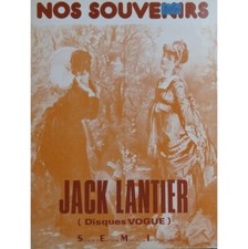 Nos Souvenirs Album de Jack Lantier 19 Pièces Chant Piano 1978
