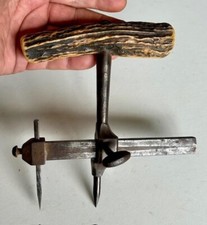 antique Compas  à Rondelle Cordonnier Bourrelier 