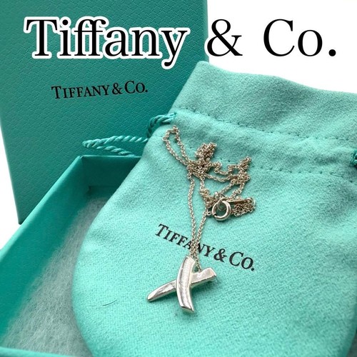 Tiffany necklace kiss - tiffany, necklace: