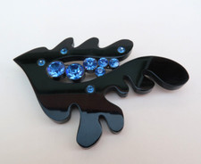 Grande Broche Colombe Lucite