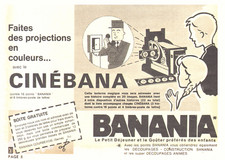 PUB BANANIA  " LE CINEBANA "    1965