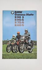 ORIGINAL CATALOGUE BROCHURE PUBLICITAIRE 4 PAGES BMW R90S R90/6 R75/6 R60/6