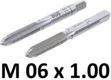 Kit de 2 tarauds à main M6 x 1,0 pré-taraud | pas standard de 100