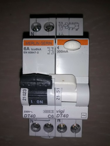 Disjoncteur merlin gérin dt40 - gérin,