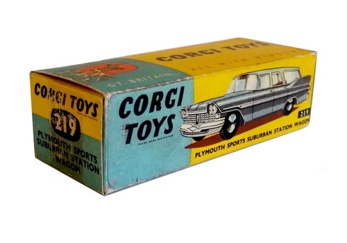 Corgi toys boîte - box, repro