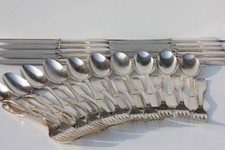 BOULENGER - PARTIE DE MENAGERE EN METAL ARGENTE -  31 PIECES - 2,850 kg