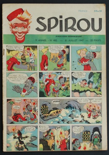 Spirou 485 1947 rare - de,