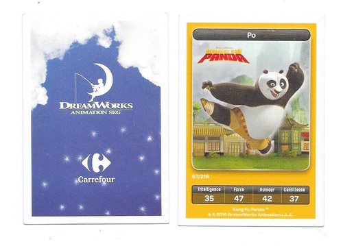Carte carrefour dreamworks - carte,