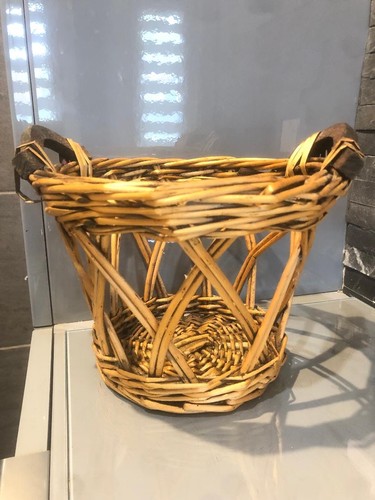 Joli panier osier ajouré - joli, en