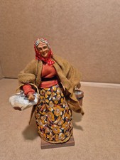 Santon Laitière Avec Son Plateau de fromage + son seau à Lait /H.Cavasse /...