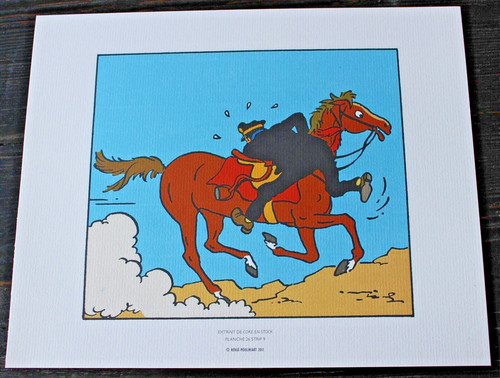 Litho libris tintin extrait - tintin,