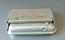 ancien rechaud a alcool pour fer a friser de coiffeur en inox vintage