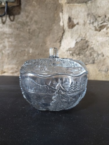 Bonbonnière ancienne verre - en,