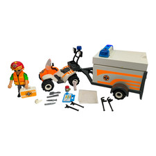 sympa Quad et Remorque de Secours 70053 Playmobil (  travaux , ouvrier   ) 2708