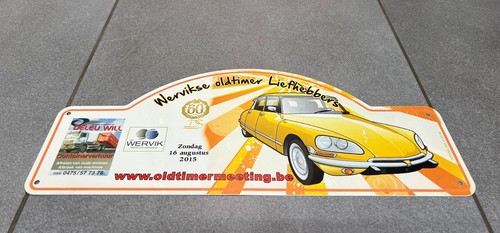 Plaque pvc rallye vintage - rallye,