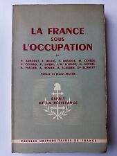 LA FRANCE SOUS L'OCCUPATION