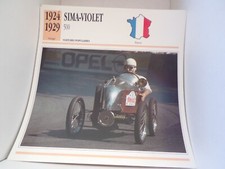 FICHE CARD carte car