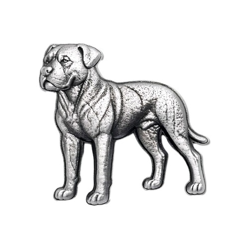 Cane corso étain - cane, épingle