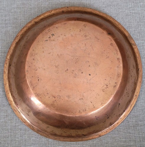 Ancien plat creux cuivre - creux,