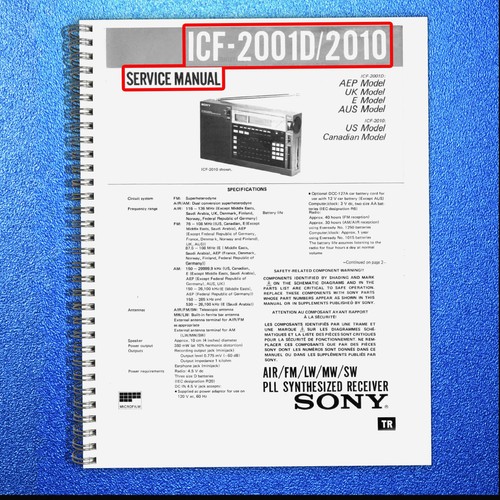 Sony icf 2001d 2010 - sony, receiver