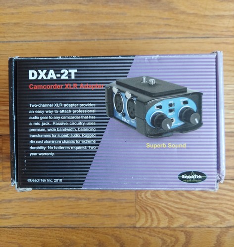 Dxa camcorder xlr audio - dxa-2t,